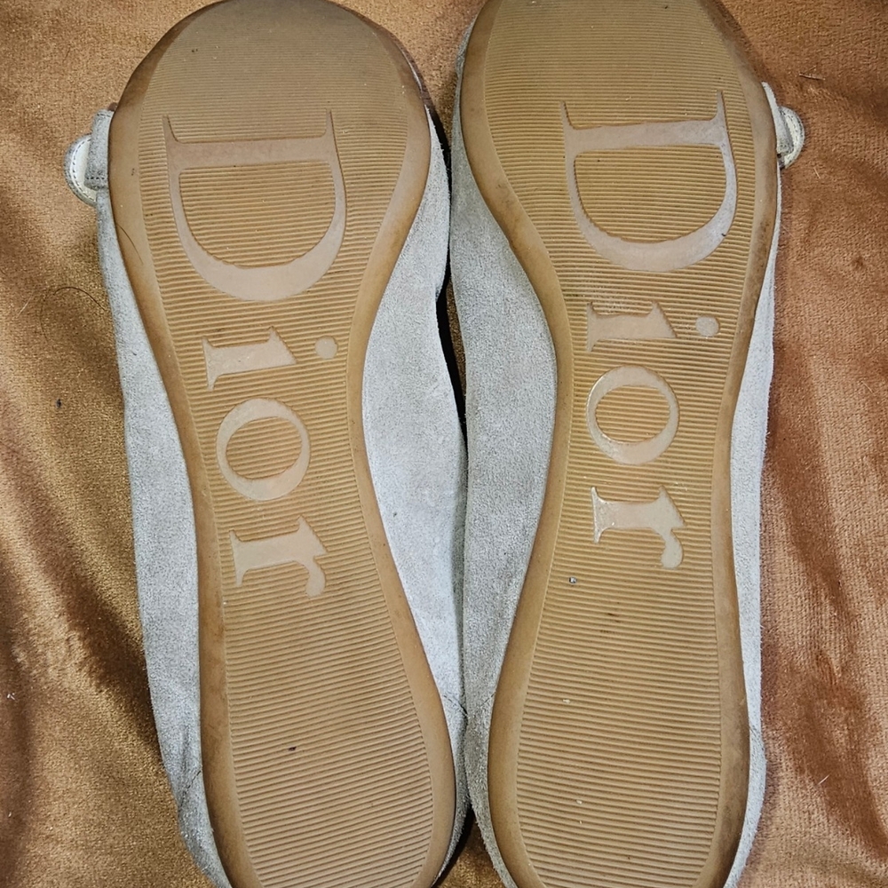 Dior Suede Buckle Ballet Flats : Couture Saddle Key Wealth 41 Womens - Picture 7 of 13